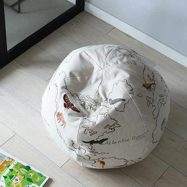 ferm LIVING (ファームリビング) The World Pouf (ワールドプフ/クッション)